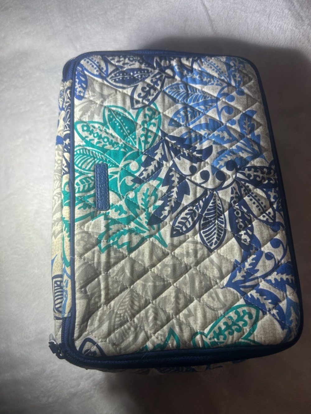 Vera Bradley Blue Plaid Travel Organizer